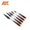 AK Interactive AK9051 MODELING SPATULAS SET